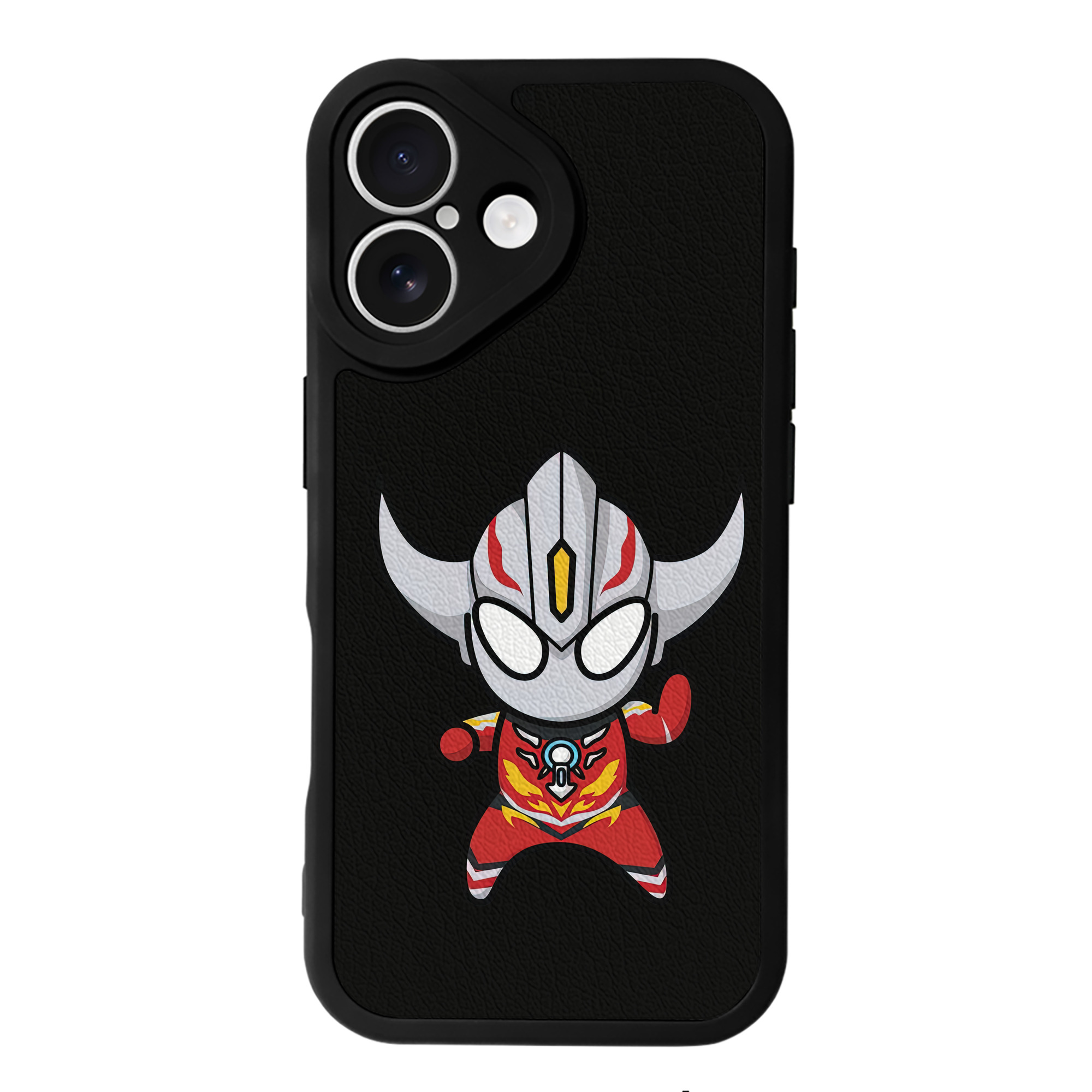（画像用） ウルトラマン Ultraman 【iPhone 16シリーズ対応】シリコンスマホケース（レザー調） 材質：シリコン